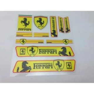 Pegatinas vinilo Ferrari 3
