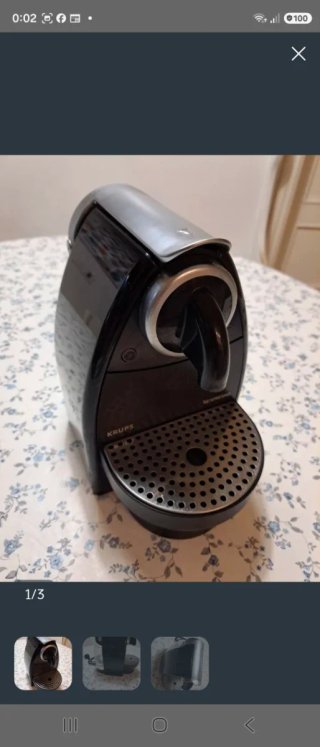 Cafetera Nespresso Krups Clásica