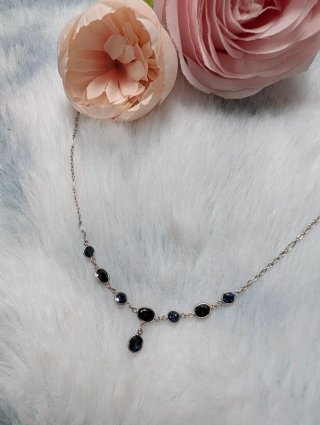 Collar con Zafiros Naturales
