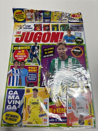 Revista Jugón 195 Panini. Precintada