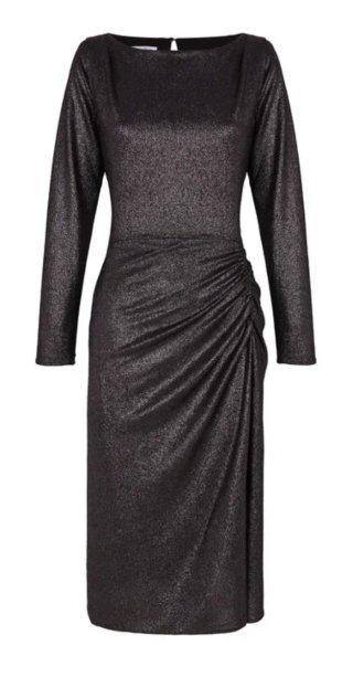 Vestido Pedro del Hierro Negro Talla XS