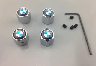 Tapones de válvulas antirrobo BMW azul