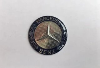 Emblema logo Mercedes interior 38 mm