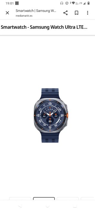 Samsung Galaxy Watch Ultra LTE Azul/Plata