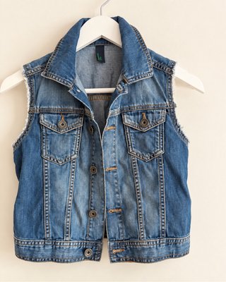 Chaleco Vaquero Azul Talla XS