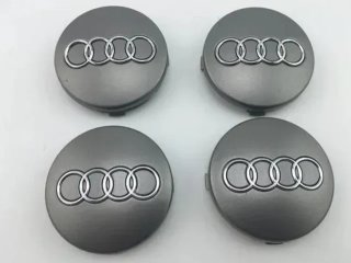 Centro de rueda Audi silver 60 mm