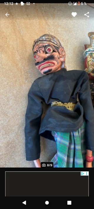 Antigua Wayang Golek Marioneta