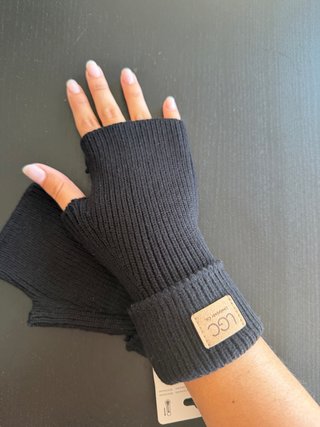 Guantes Mitones Negros