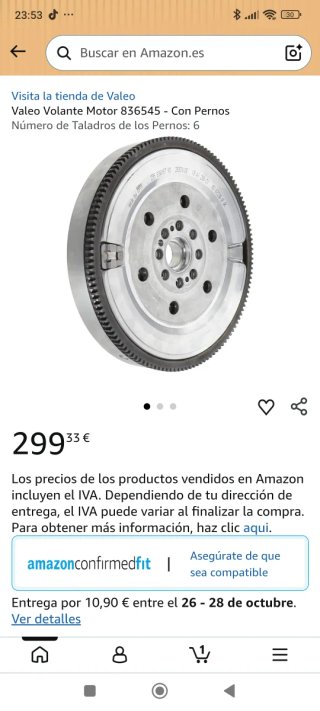 Volante Motor Valeo 836545