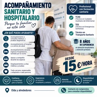 Acompañamiento sanitario con experiencia