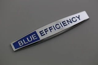 Emblema logo blue efficency Mercedes cromado