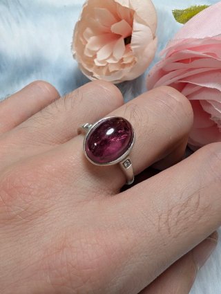 Anillo de Plata con Piedra Natural