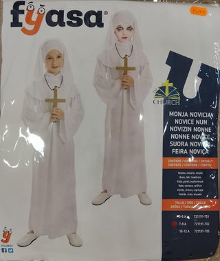 Disfraz Monja Novicia Infantil Fyasa