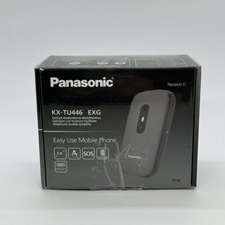 Panasonic KX-TU446EXG Móvil Fácil Gris/negro
