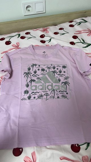Camiseta Adidas Morada Talla S