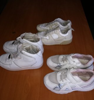3 pares zapatos niña talla 35