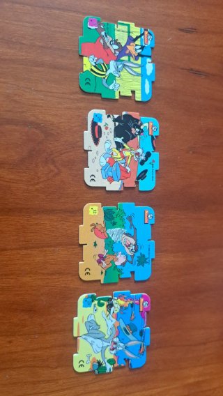 Tazos cuadrados matulokos Matutano Looney Tunes