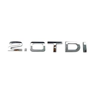 Emblema trasero logo Audi 2.0 TDI cromado