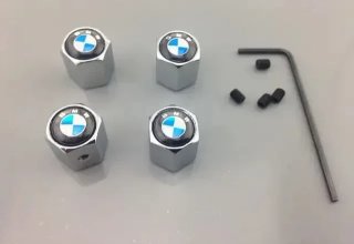 Tapones de válvulas antirrobo BMW azul