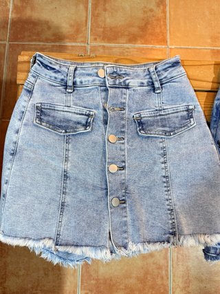 Falda pantalón vaquera