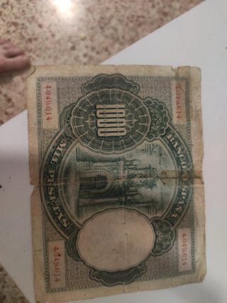 Billete 1000 Pesetas Banco de España
