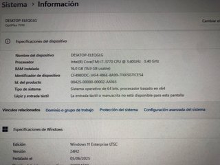 PC Dell OptiPlex 7010 i7 16GB RAM SSD