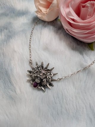 Collar de Plata con Colgante de León