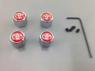 Tapones antirrobo Toyota rojo