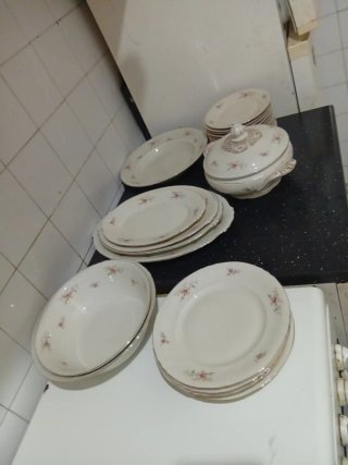 Vajilla Antigua de Porcelana