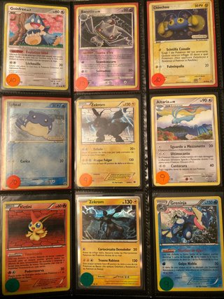 Cartas Pokémon Goinfrex, Banette, Chinchou, Zekrom