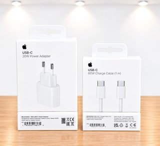 Cargador iPhone Adaptador 20w +Cable C/C 60w 1m.