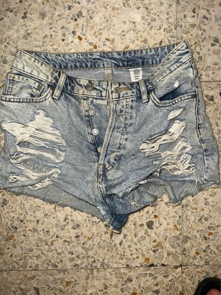 Shorts Vaqueros Rotos H&M Talla M