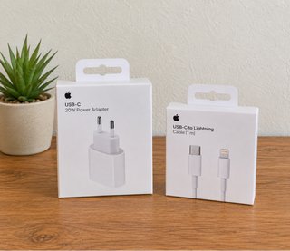 PACK Cargador Apple Tipo C a Lightning