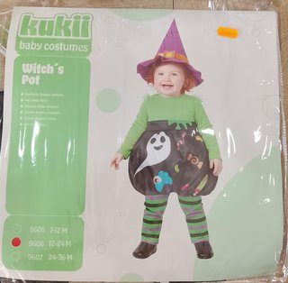 Disfraz Bruja Kukii Talla 12/14 M