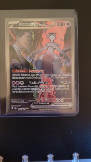 Carta Pokémon Mewtwo ex 231/182