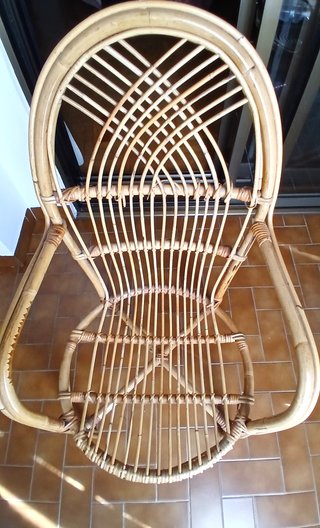 Silla de mimbre