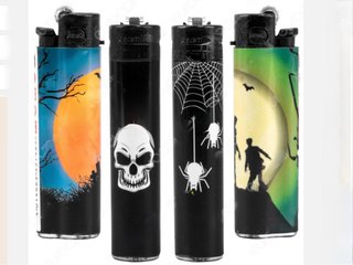 4 Encendedores Accendini  HALLOWEEN HORROR
