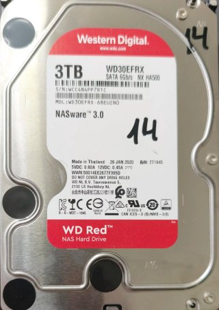 Disco Duro WD 3TB NASware 3.0