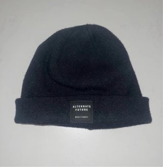 Berretto in maglia fine nero