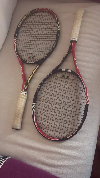 2 Raquetas de Tenis Wilson Six.One Team