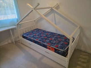 Cama Nido Infantil Estructura Casita