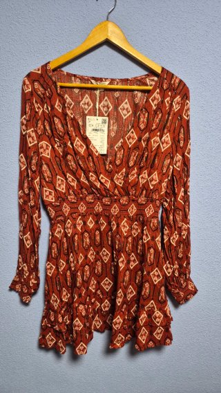 Vestido Estampado Mujer Talla L