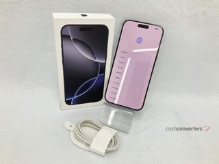 apple iphone 16 pro max 256gb