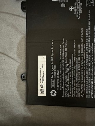 Batería HP S103XL Li-Polymer 11.55V 58.84Wh