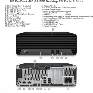 HP PRODESK 400 G7 SFF PC INTEL CORE I5-10500 3.10