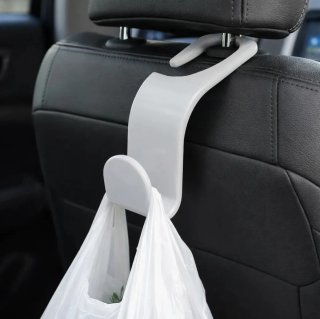 Gancho reposacabezas coche para bolsas, pack 2