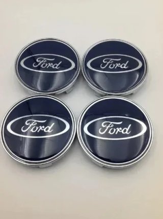 Centro de rueda Ford azul 68 mm