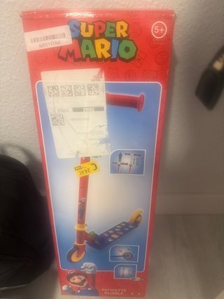 Patinete Super Mario Bros Plegable