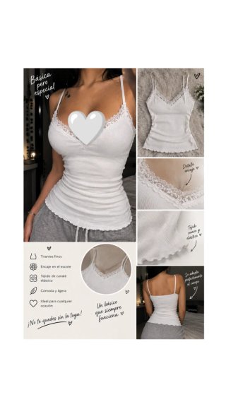 Lencería Camiseta blanca (Amisu)