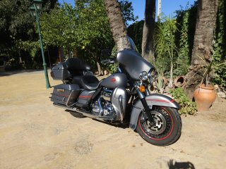 Harley Davidson Touring Gris